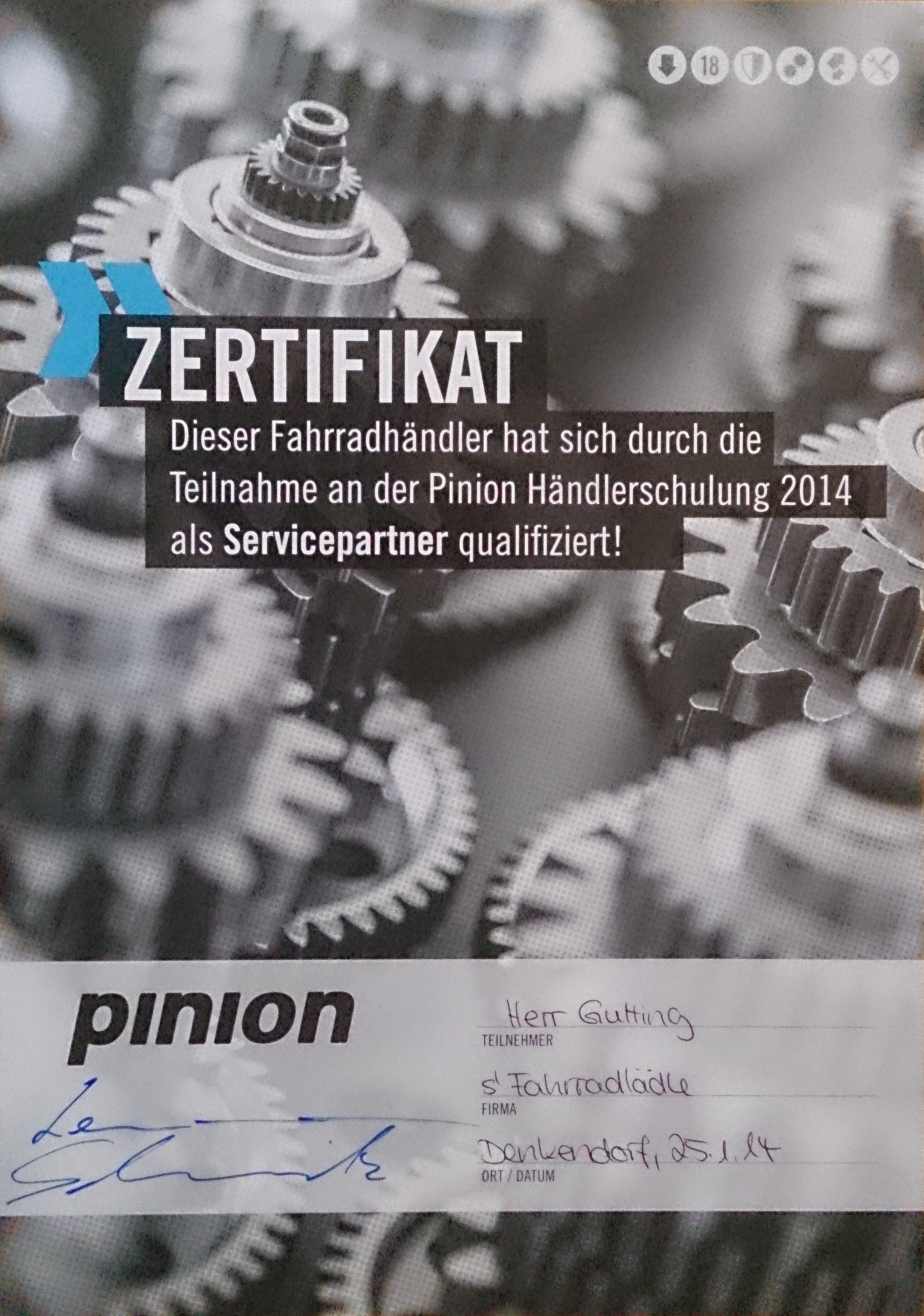 Pinion_Schulung